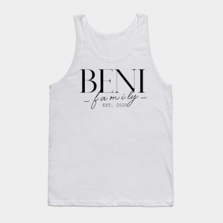 Beni Family EST. 2020, Surname, Beni Tank Top